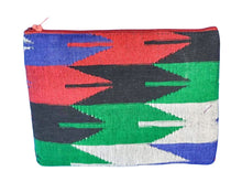 Load image into Gallery viewer, Dhaka pouch, ethically handwoven in Nepal
