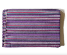 Load image into Gallery viewer, Soft cotton striped scarf, handwoven in Nepal
