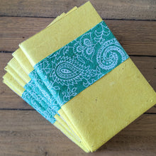 Load image into Gallery viewer, Eco friendly Lokta paper pocket notebook
