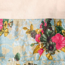 Load image into Gallery viewer, Half sari, half cotton tote bag, ethically handmade in India
