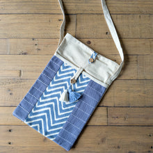 Load image into Gallery viewer, Handmade Fold-over Cotton Canvas Crossbody Sling Bags
