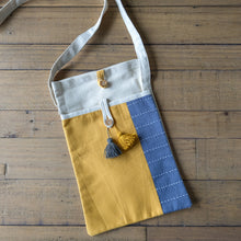 Load image into Gallery viewer, Handmade Cotton Canvas Crossbody Sling Bag

