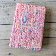 Load image into Gallery viewer, Handwoven Textured Hardcover Notebook – 5x7in Eco-Friendly Journal Fair Trade
