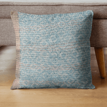 Load image into Gallery viewer, Cotton sari cushion cover with kantha stitching - Shakti.ism | शक्तिवाद
