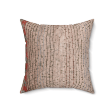 Load image into Gallery viewer, Cotton sari cushion cover with kantha stitching - Shakti.ism | शक्तिवाद
