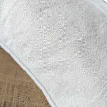 Load image into Gallery viewer, Half-moon meditation cushion cover with strap, yoga bolster pillow handmade in Nepal
