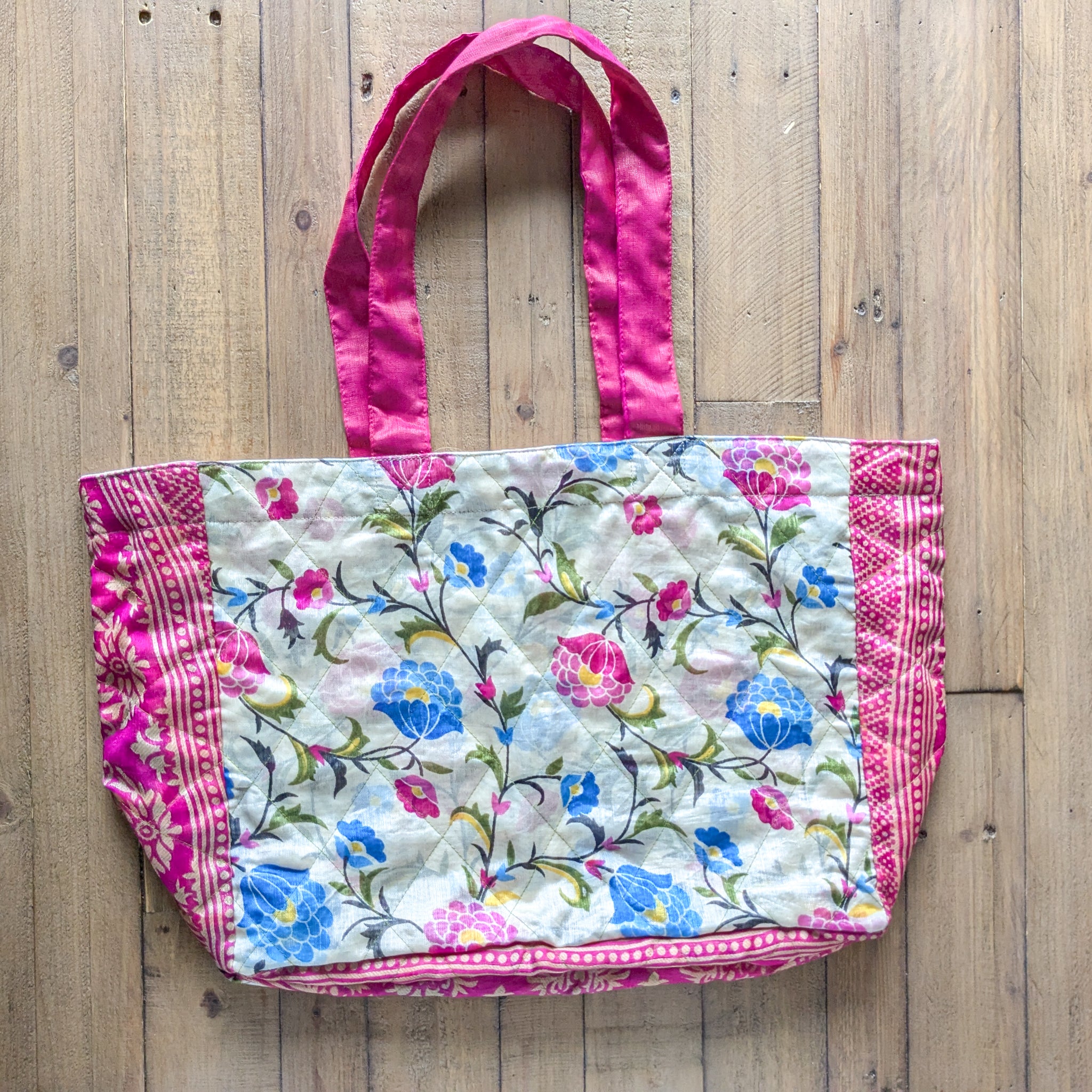 Large sari market shopper tote bags – शक्तिवाद