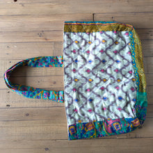 Load image into Gallery viewer, Large sari market shopper tote bags
