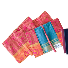 Load image into Gallery viewer, Handmade Recycled Sari Passport Covers, Upcycled Travel Wallets
