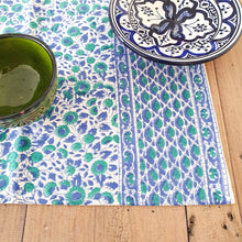 Load image into Gallery viewer, Block - printed organic cotton placemats (set of 2) - Shakti.ism | शक्तिवाद
