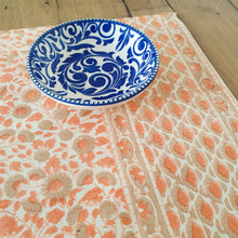 Load image into Gallery viewer, Block - printed organic cotton placemats (set of 2) - Shakti.ism | शक्तिवाद
