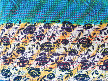 Load image into Gallery viewer, upcycled sari scarf close-up
