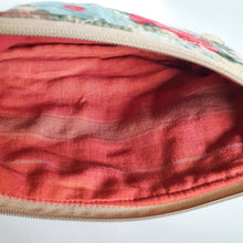 Load image into Gallery viewer, Flat bottom upcycled sari pouch - Shakti.ism | शक्तिवाद
