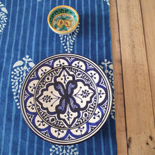 Load image into Gallery viewer, Indigo block - printed placemats set of 2, handmade table mats - Shakti.ism | शक्तिवाद
