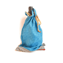 Load image into Gallery viewer, Large sari gift bags with drawstring - Shakti.ism | शक्तिवाद
