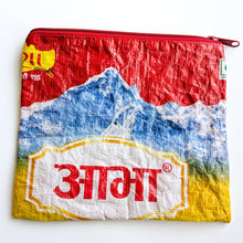 Load image into Gallery viewer, Recycled rice bag pouch, fair trade - Shakti.ism | शक्तिवाद
