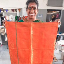 Load image into Gallery viewer, Reusable sari gift wrap, upcycled and reversible - Shakti.ism | शक्तिवाद
