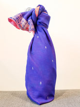 Load image into Gallery viewer, Reusable sari gift wrap, upcycled and reversible
