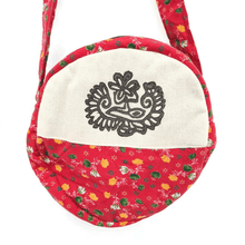 Load image into Gallery viewer, Round sari shoulder bag - Shakti.ism | शक्तिवाद
