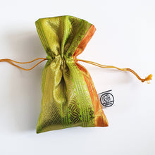 Load image into Gallery viewer, Sari gift bags with drawstring - Shakti.ism | शक्तिवाद
