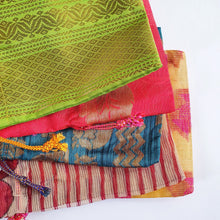 Load image into Gallery viewer, Sari gift bags with drawstring - Shakti.ism | शक्तिवाद
