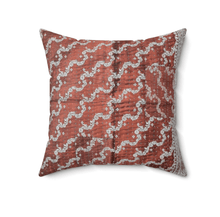 Load image into Gallery viewer, Silk sari cushion cover, mocha - Shakti.ism | शक्तिवाद
