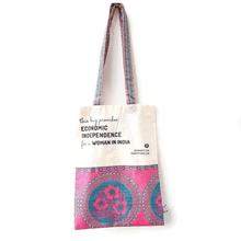 Load image into Gallery viewer, The surprise sari tote bag - Shakti.ism | शक्तिवाद
