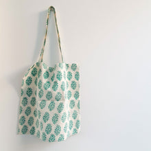 Load image into Gallery viewer, XL block print tote bag - Shakti.ism | शक्तिवाद
